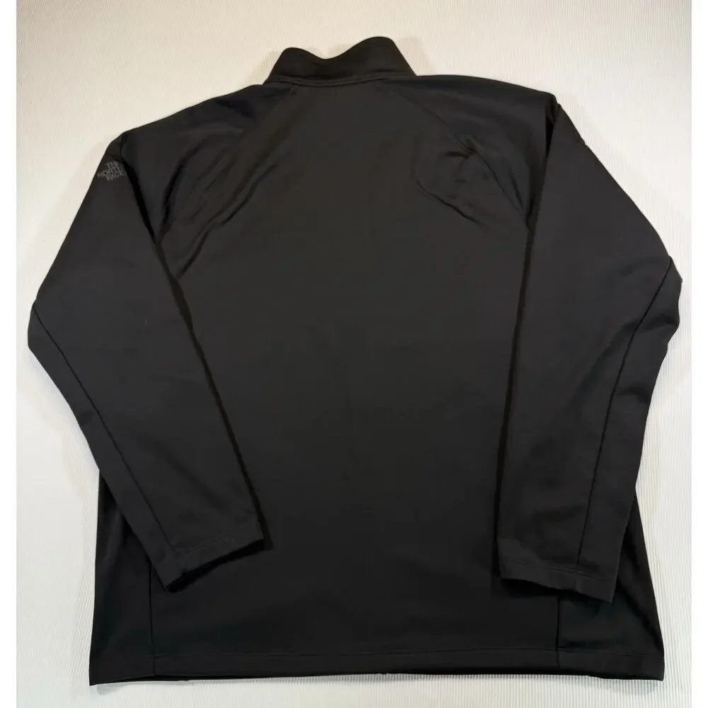 The North Face Full Zip Softshell Jacket Black D+G Logo Men’s XXL Fleece Lined